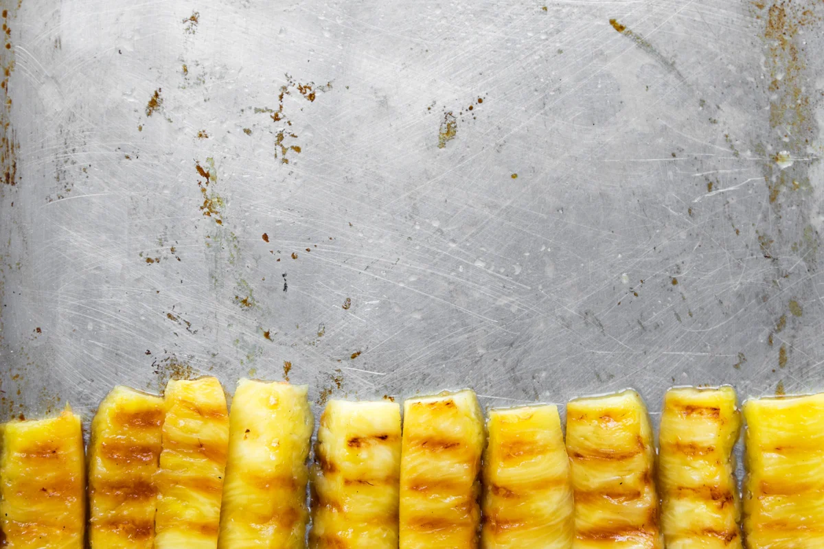 Grilled Pineapple with Brown Sugar & Cinnamon