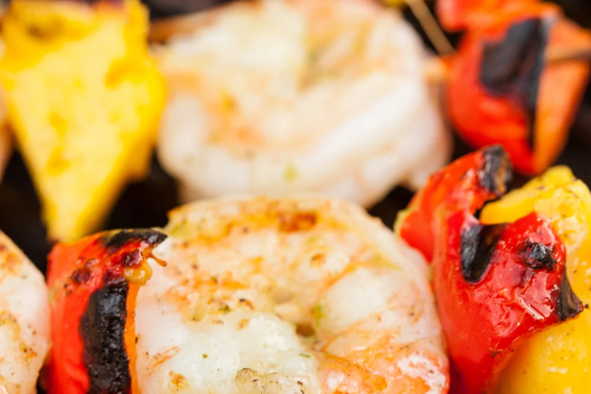 Grilled Shrimp & Pineapple Skewers