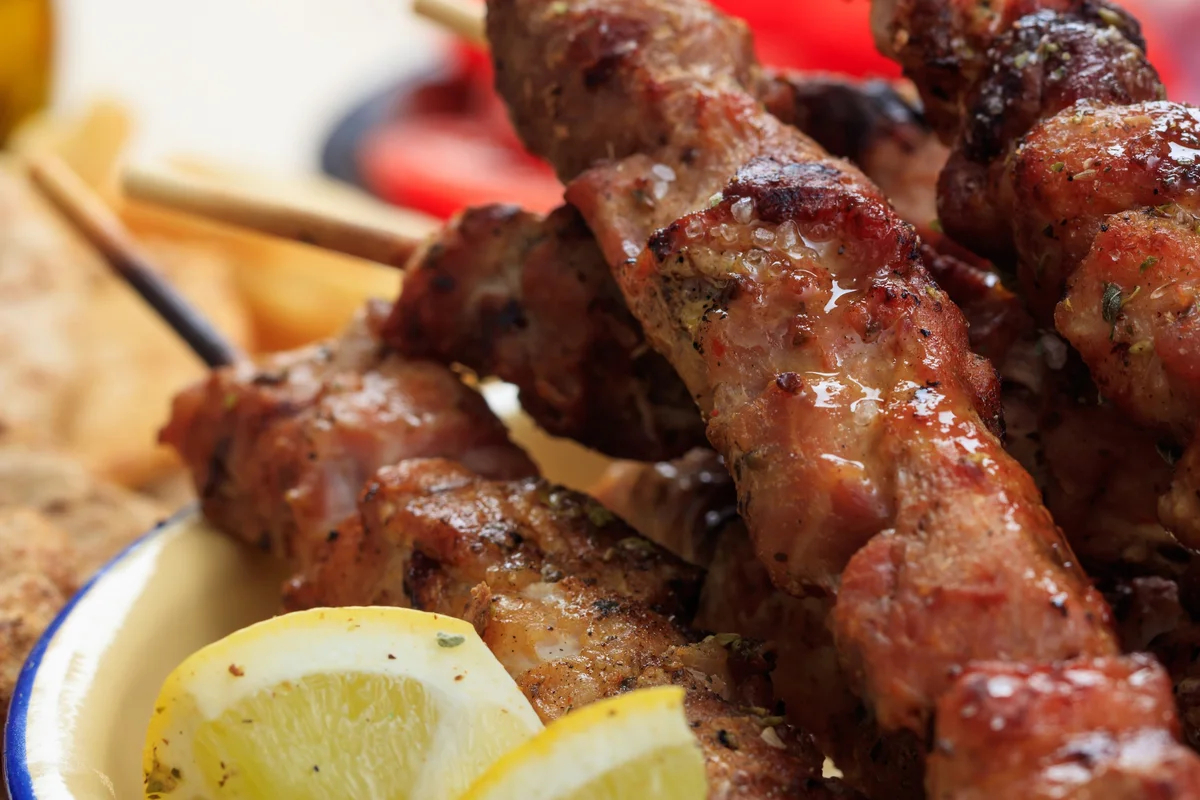 Mediterranean Pork Kebabs