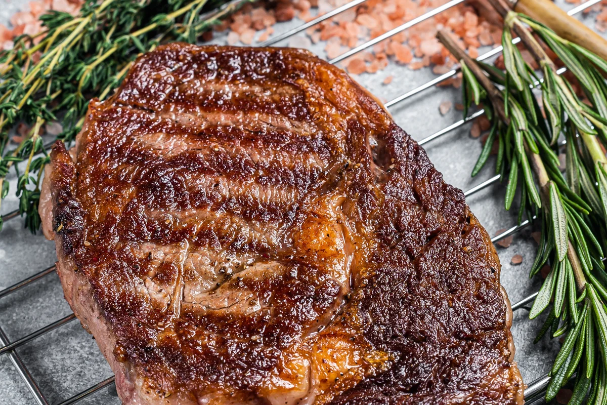 Perfectly Grilled Ribeye Steak