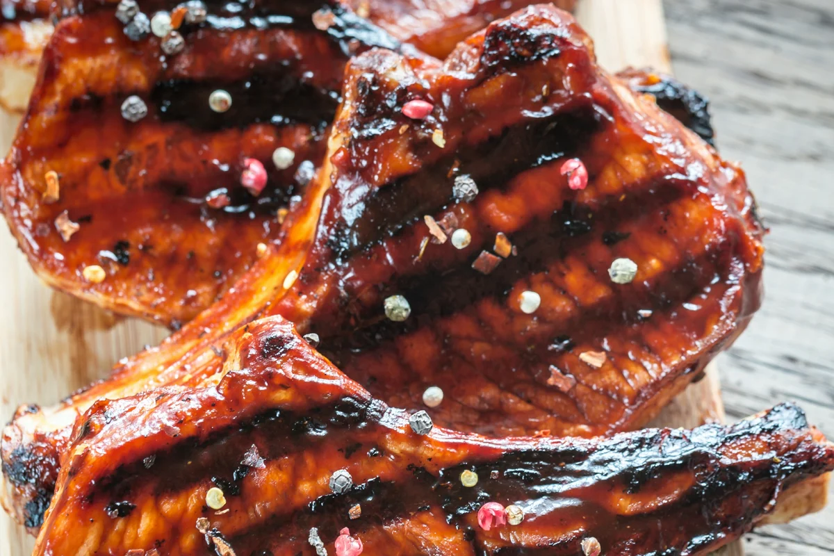 Smoked Maple Pork Chops