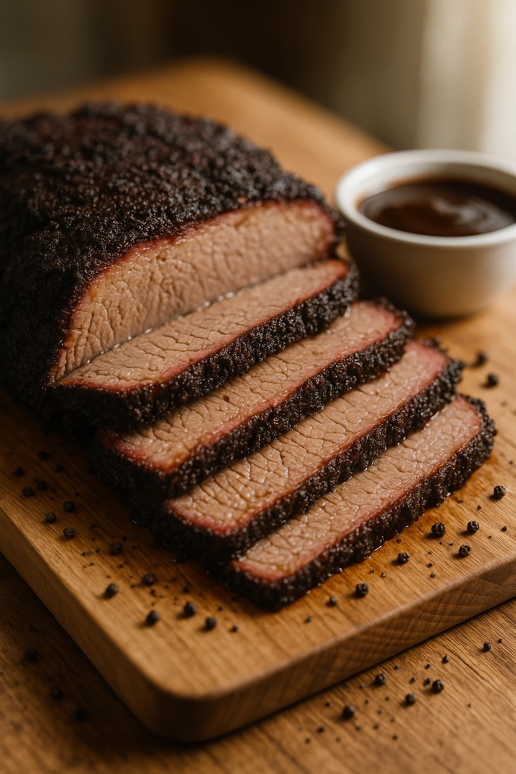 Brisket BBQ con café y cacao