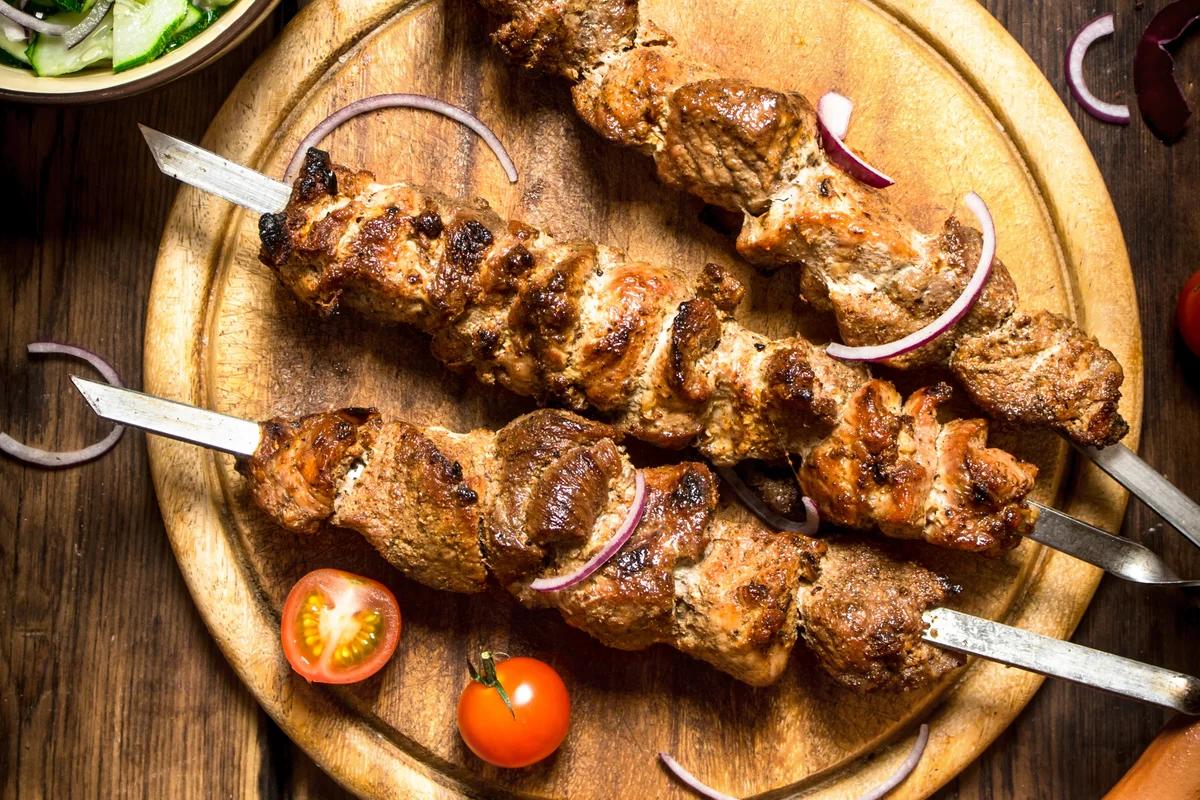 Juicy Beef Shish Kebab Skewers