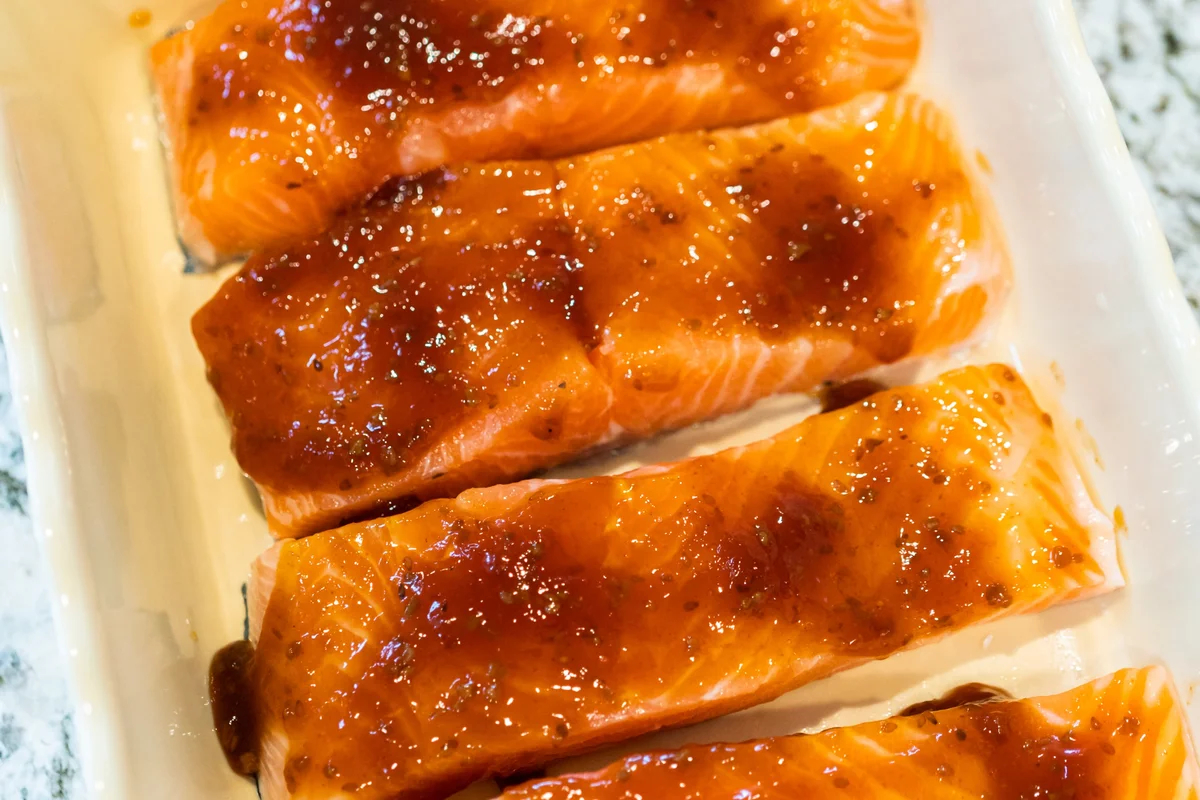 Maple Glazed Smoked Salmon
