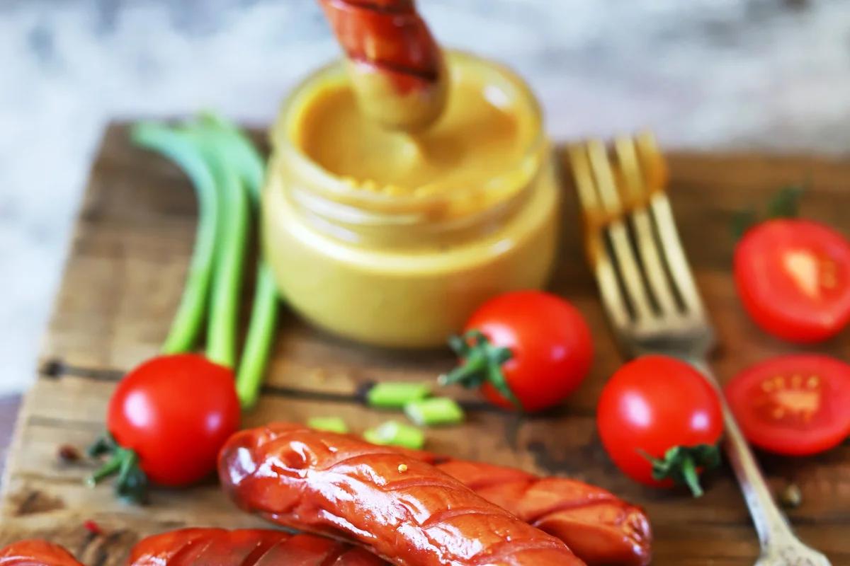 Maple Mustard Smoked Sausages