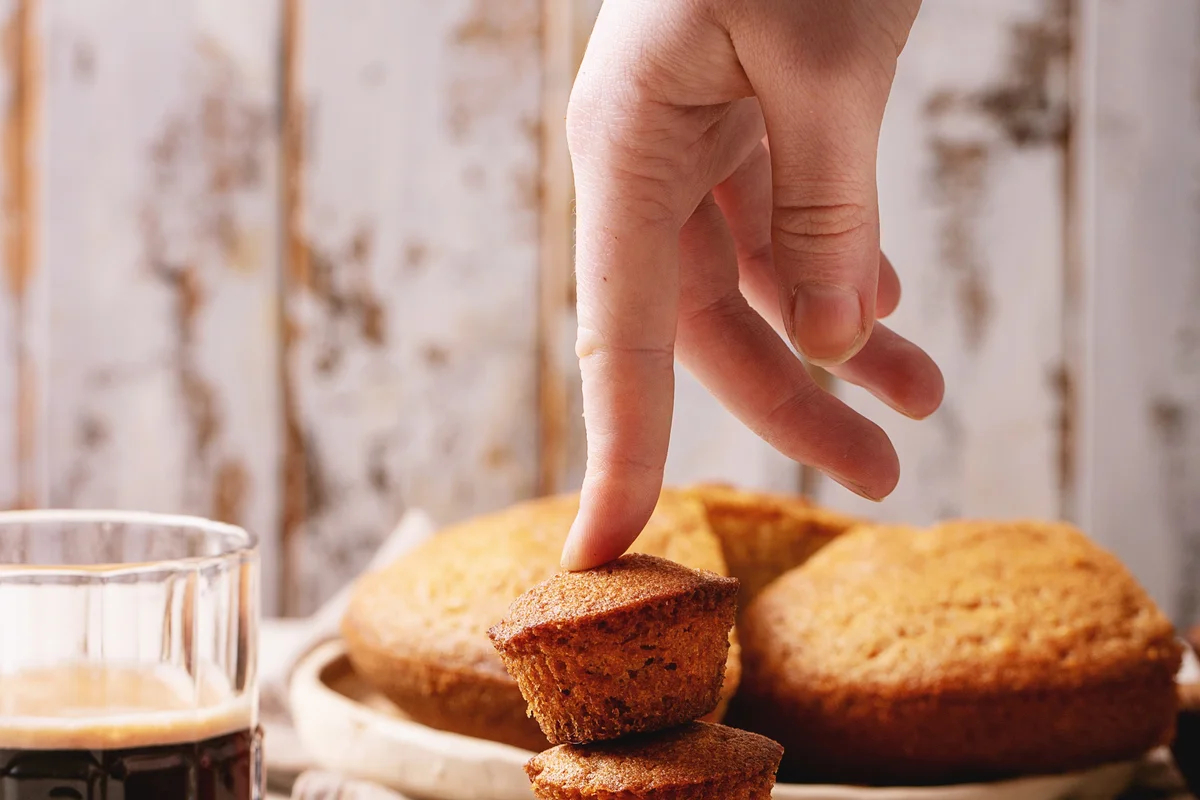 Muffins de Maíz a la Parrilla con Miel