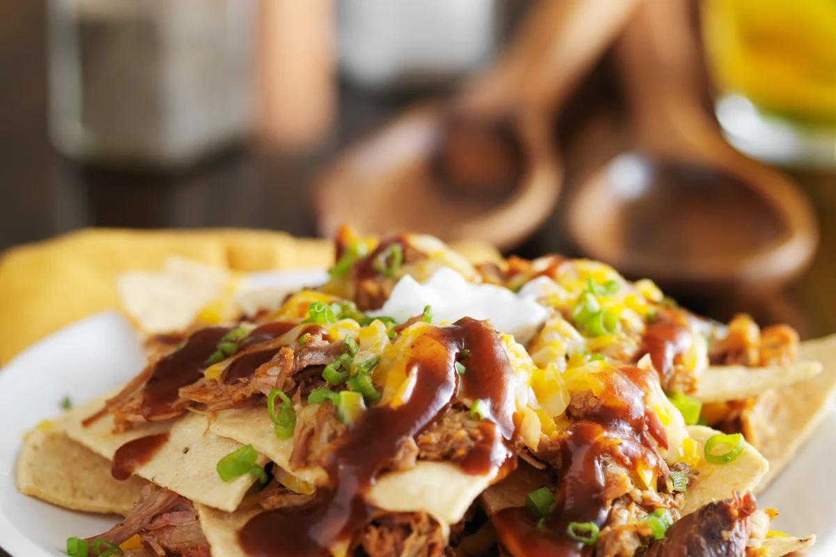 Nachos de Pollo BBQ Estilo Memphis
