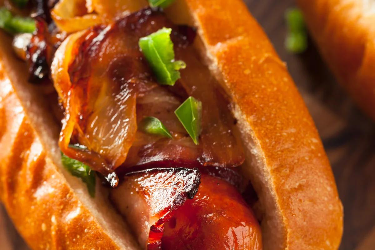 Bacon-Wrapped Grilled Hot Dogs