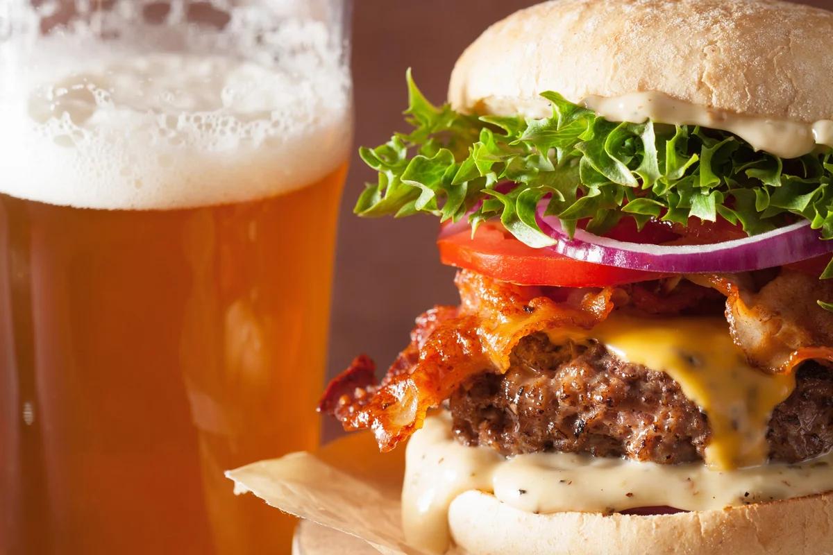 Stuffed Beer Can Burgers