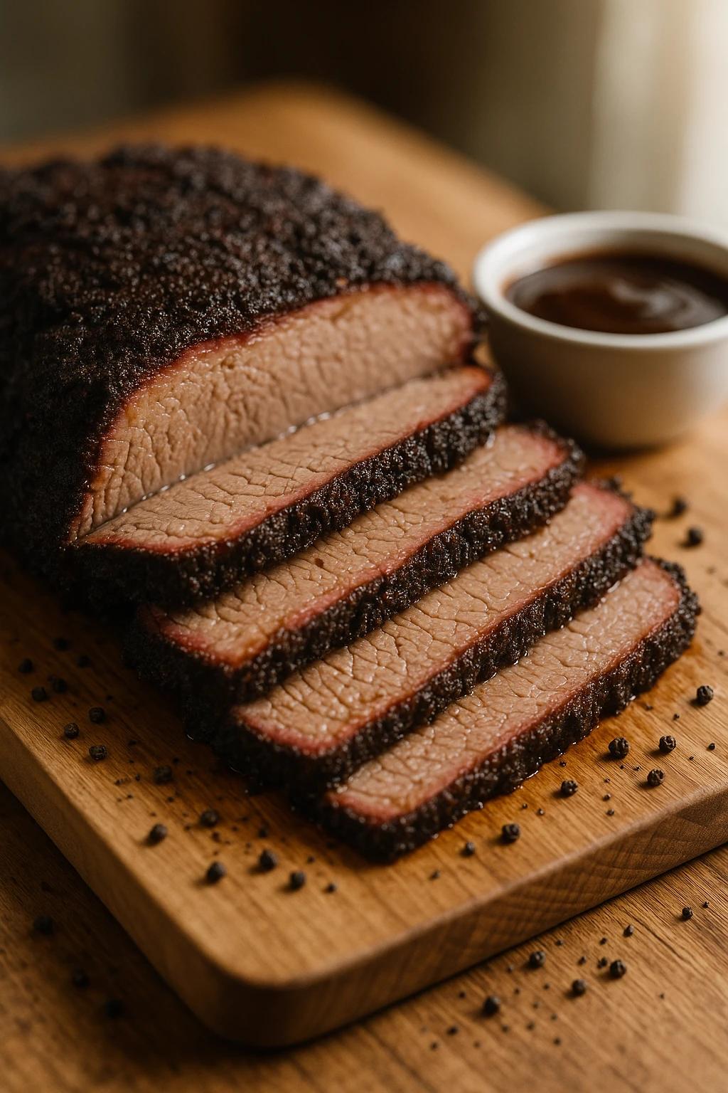 Brisket BBQ con café y cacao