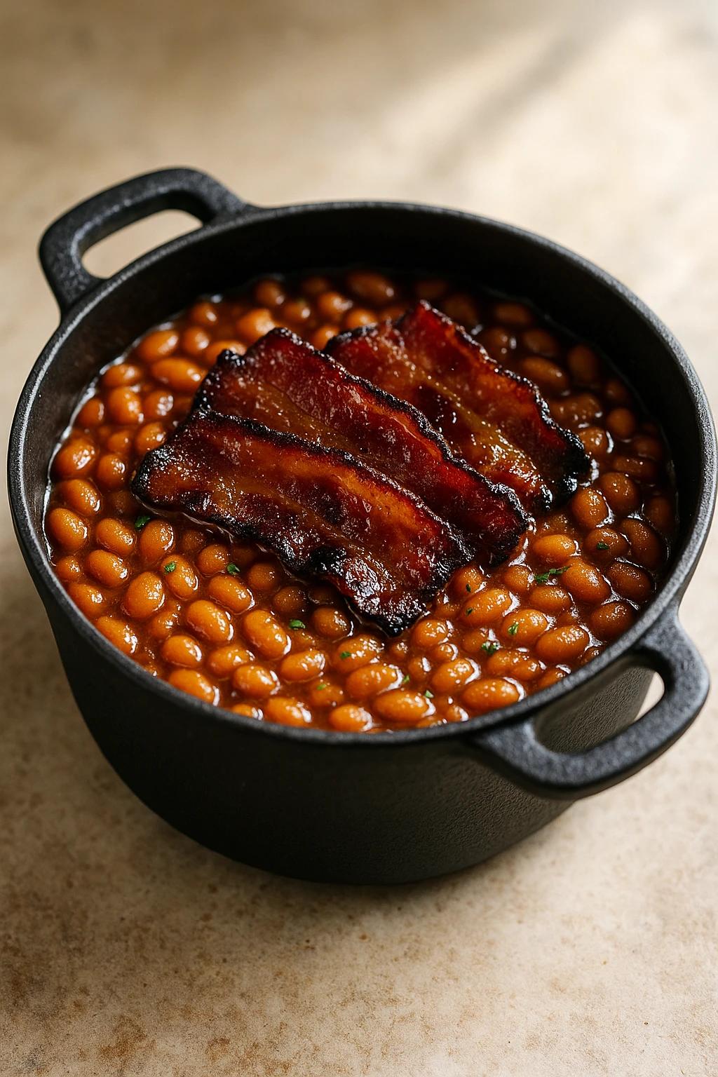 Maple Smoked Bean Bake