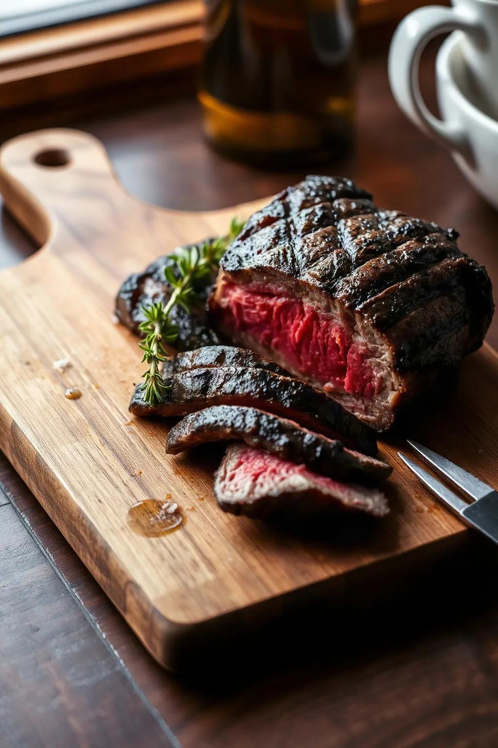 Perfectly Grilled Butcher's Hanger Steak