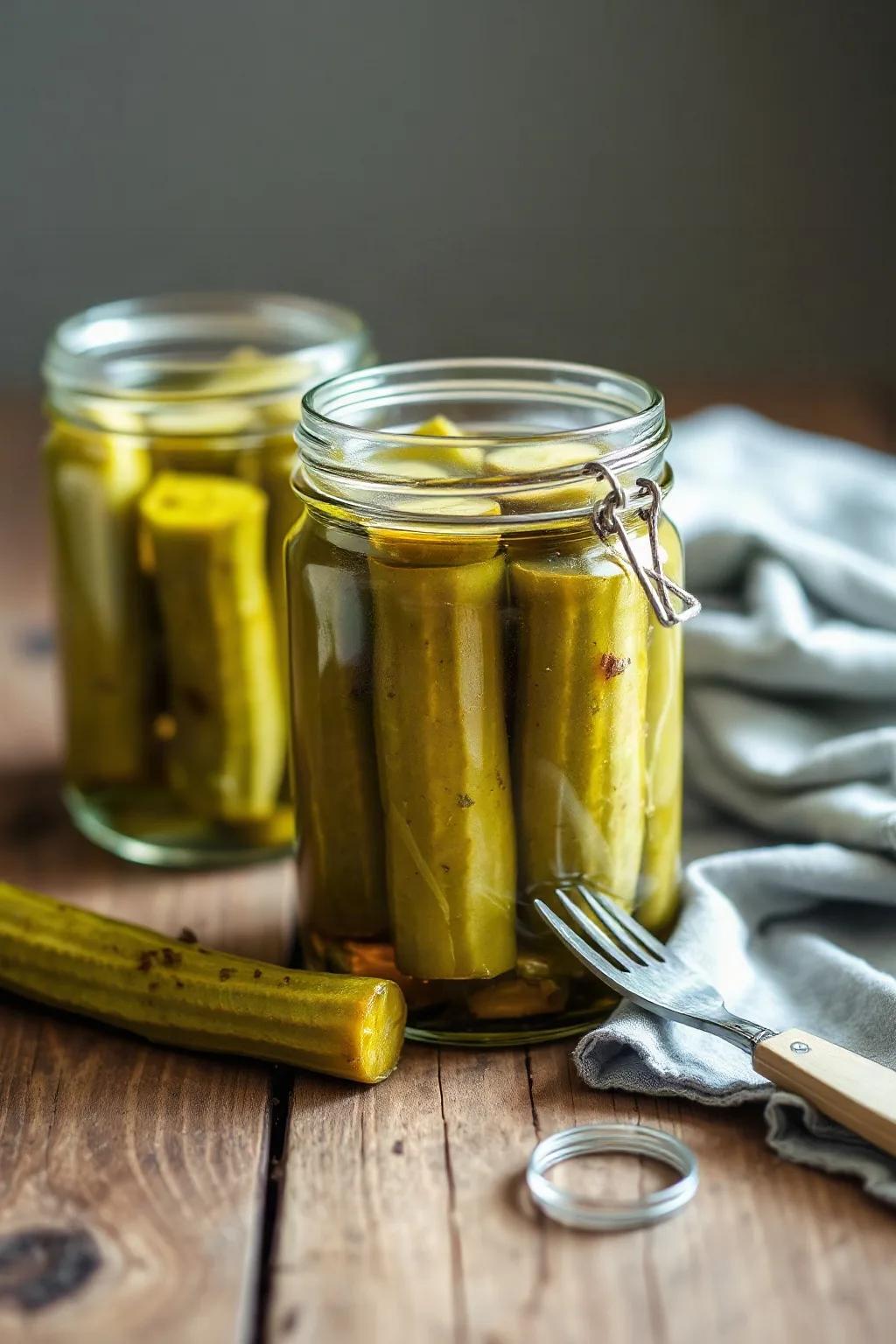 Eight Day Icicle Pickles: A Tangy Treat
