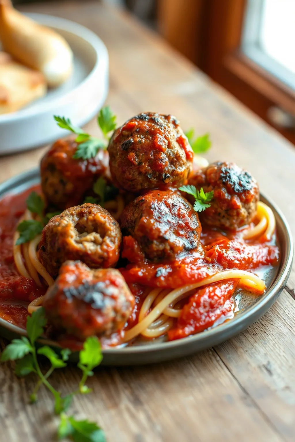 Boulettes de viande italiennes classiques au four