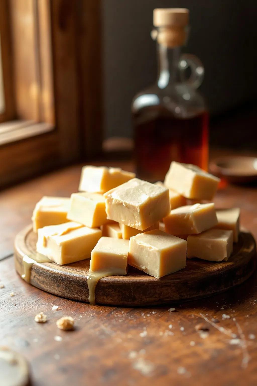 Creamy Maple Fudge with Pure Maple Syrup