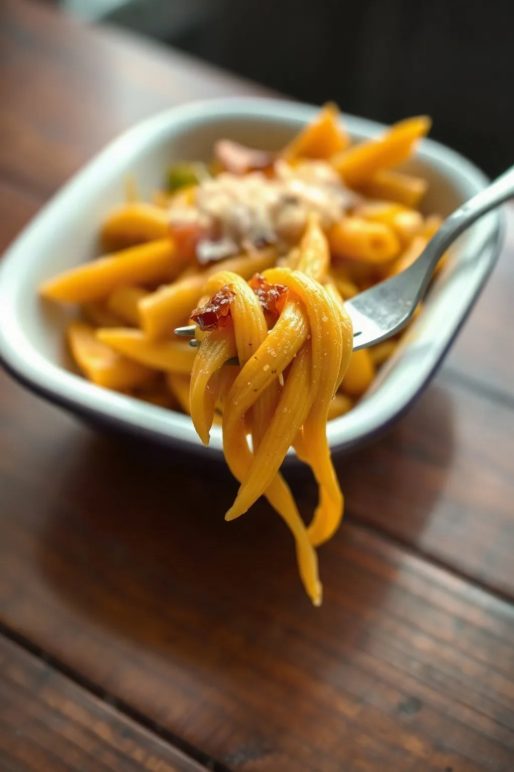 Maple Curry Penne: A Sweet and Savoury Delight