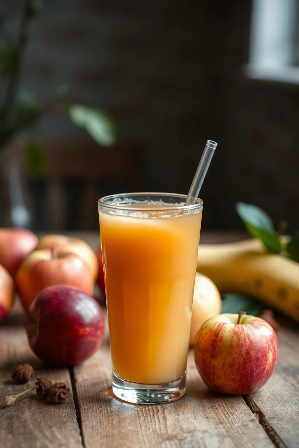 Fresh Homemade Apple Juice