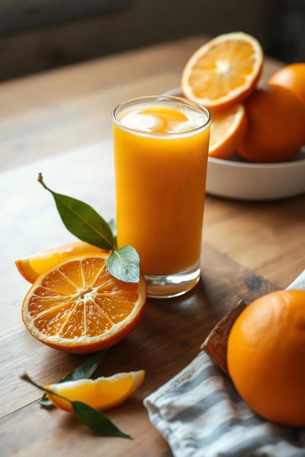Fresh Orange Juice Recipe