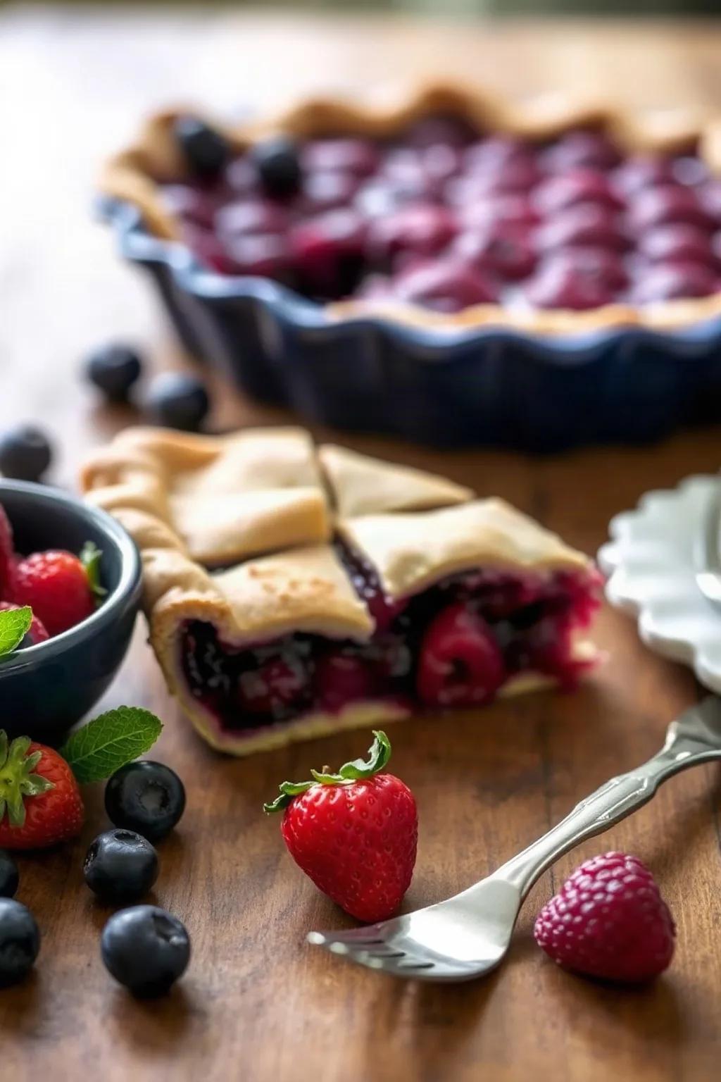 Classic Saskatoon Berry Pie Recipe