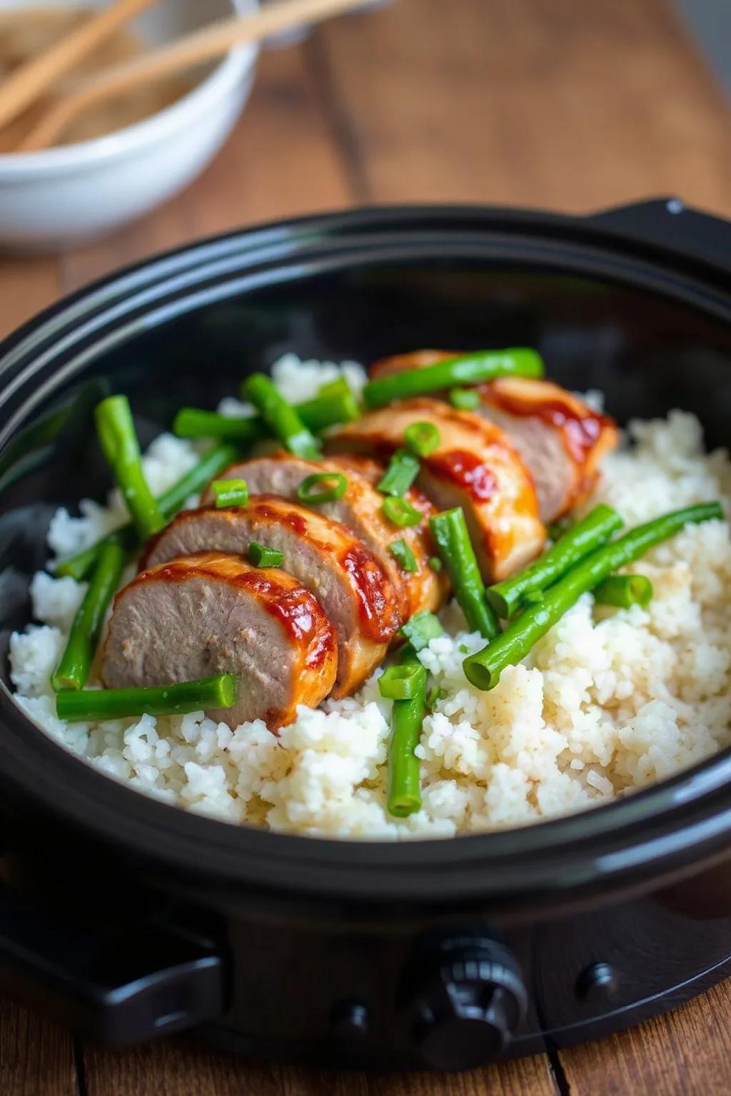 Filet de porc teriyaki à la mijoteuse