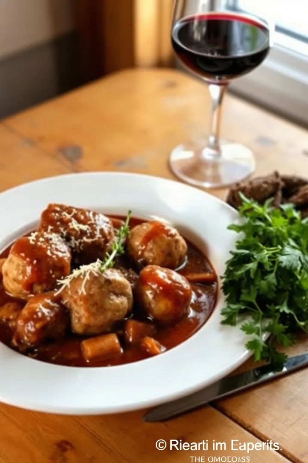 Estofado de Pata de Cerdo y Albóndigas