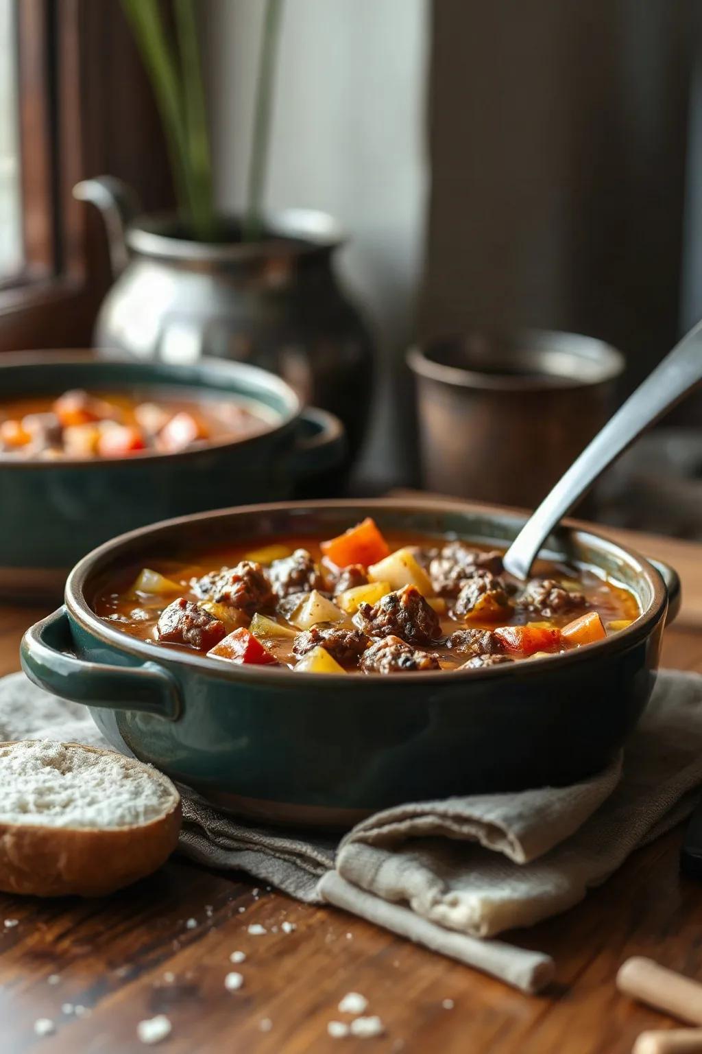 Hearty Hamburger Soup for Cozy Nights