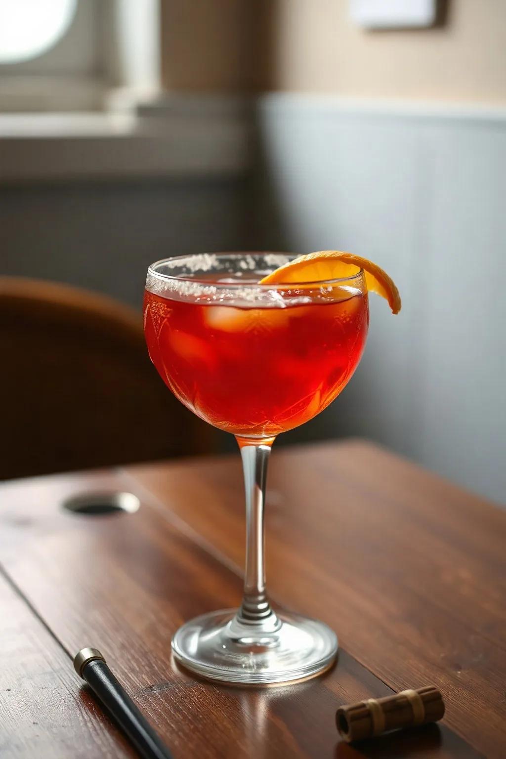 Amaretto Sweet and Sour Cocktail