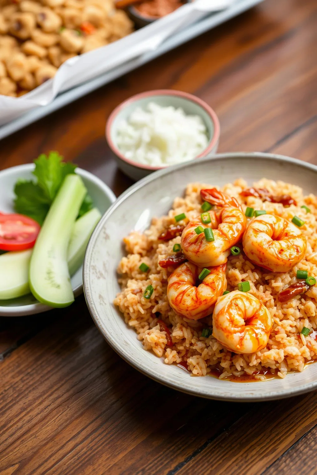 Riz Dynamite aux Crevettes Épicées