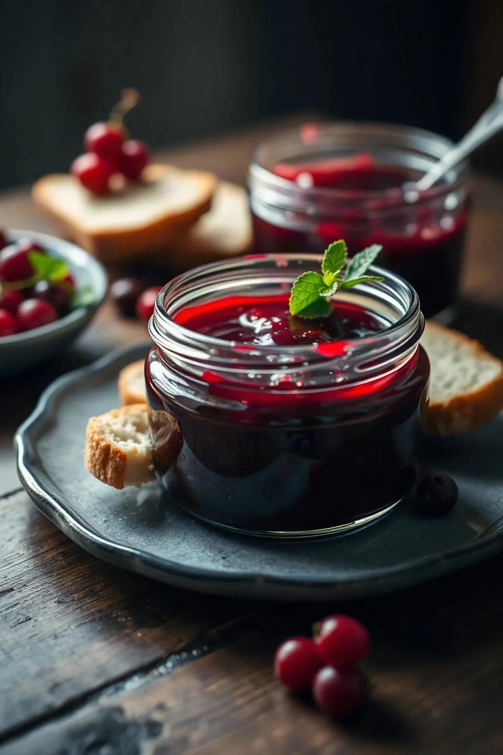 Confiture de canneberges maison