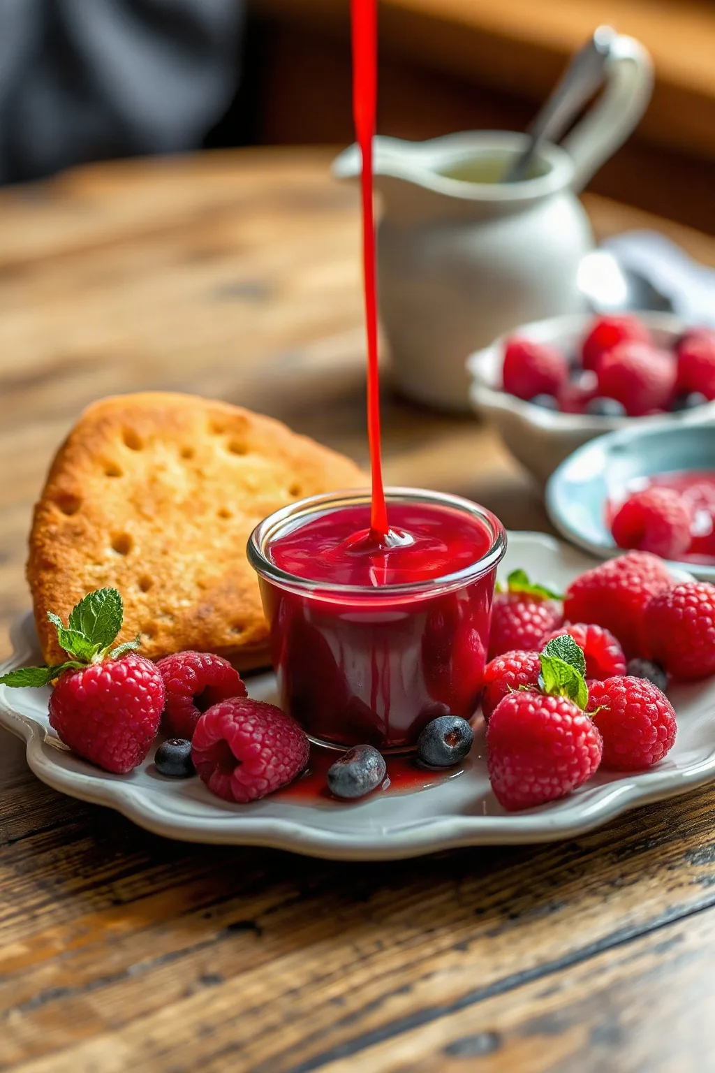 Fresh Raspberry Sauce for Desserts
