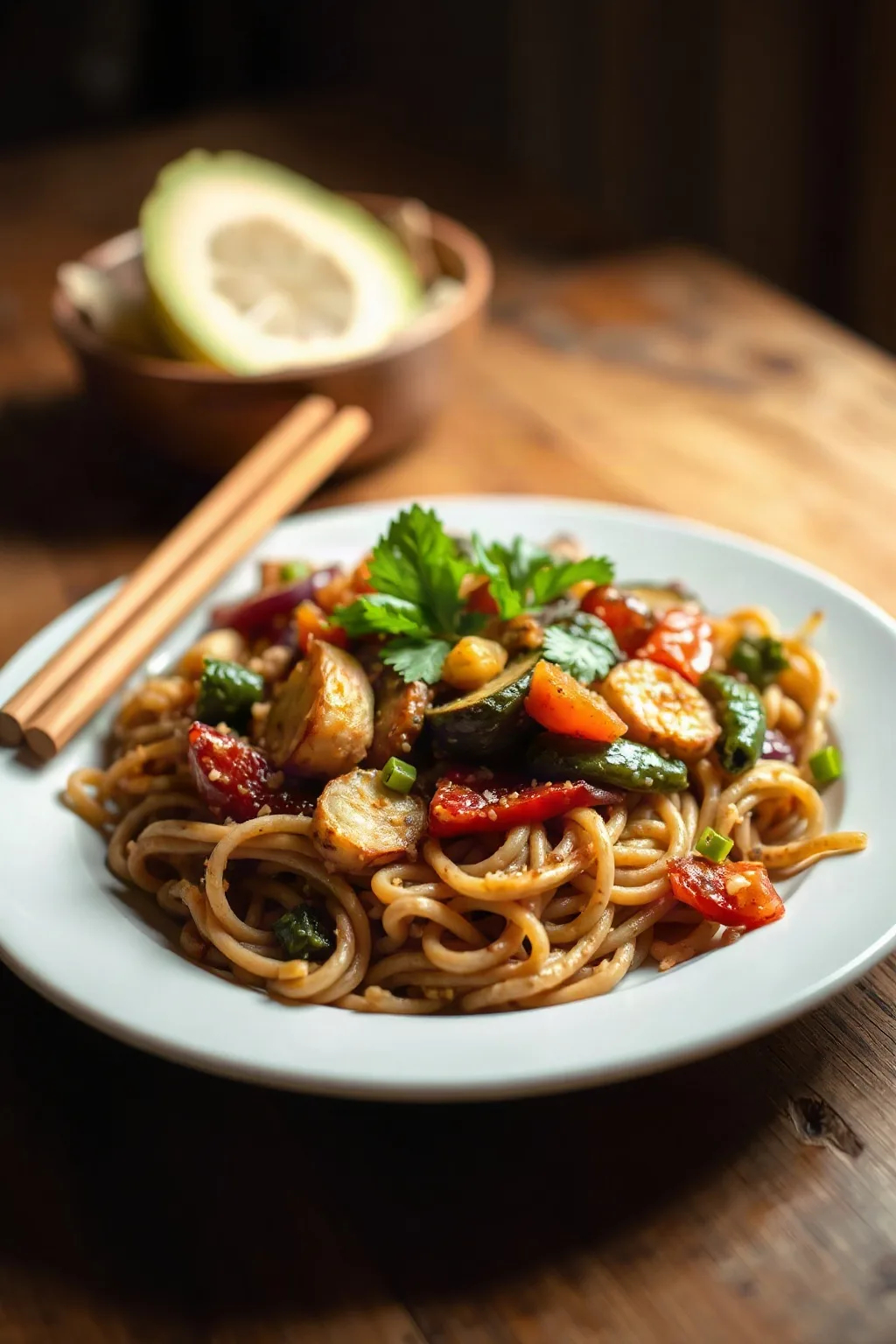 Gluten-Free Quinoa Noodles with Veggie Stir-Fry