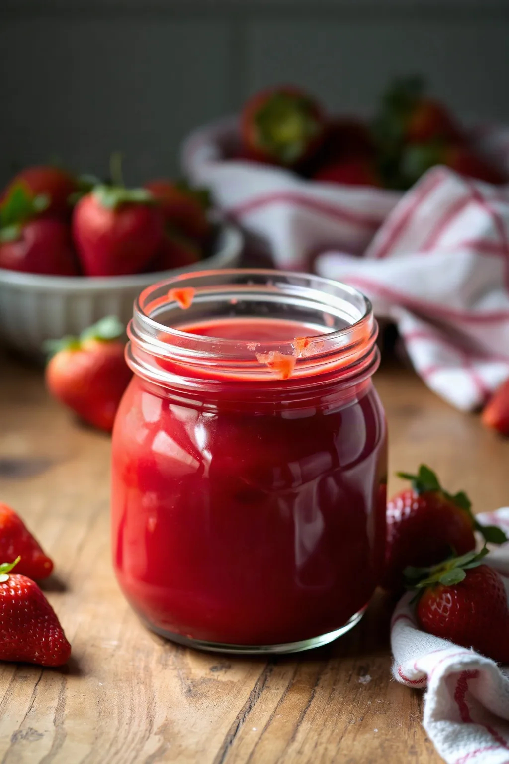 Homemade Strawberry Puree