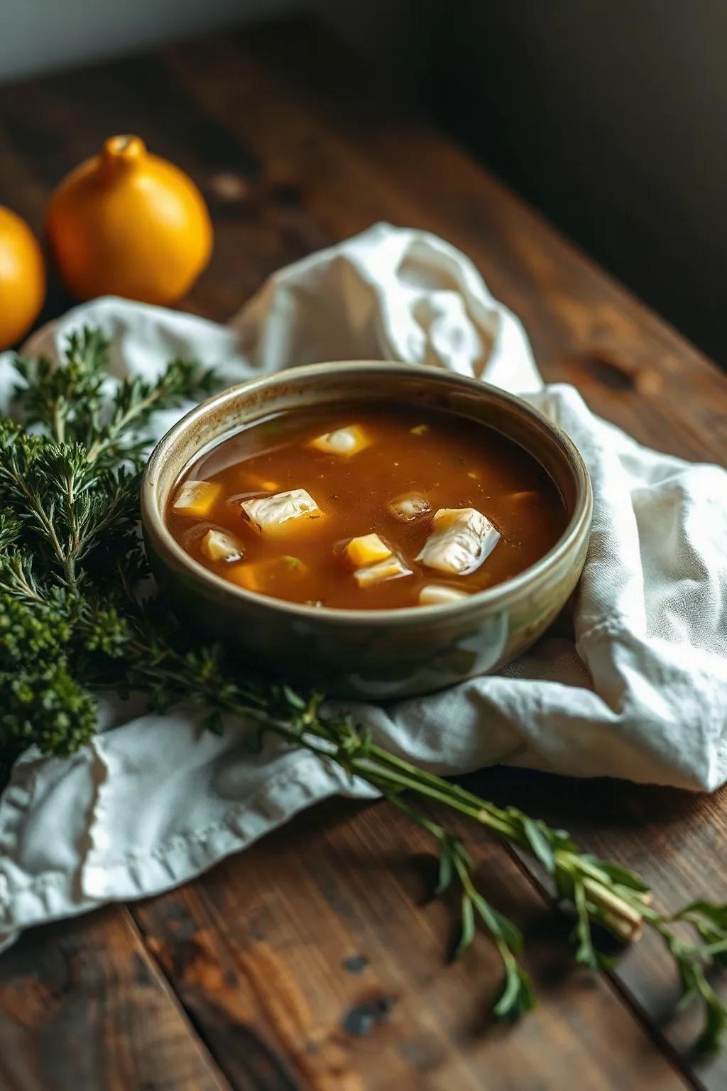 Bouillon de Poulet à la Mijoteuse