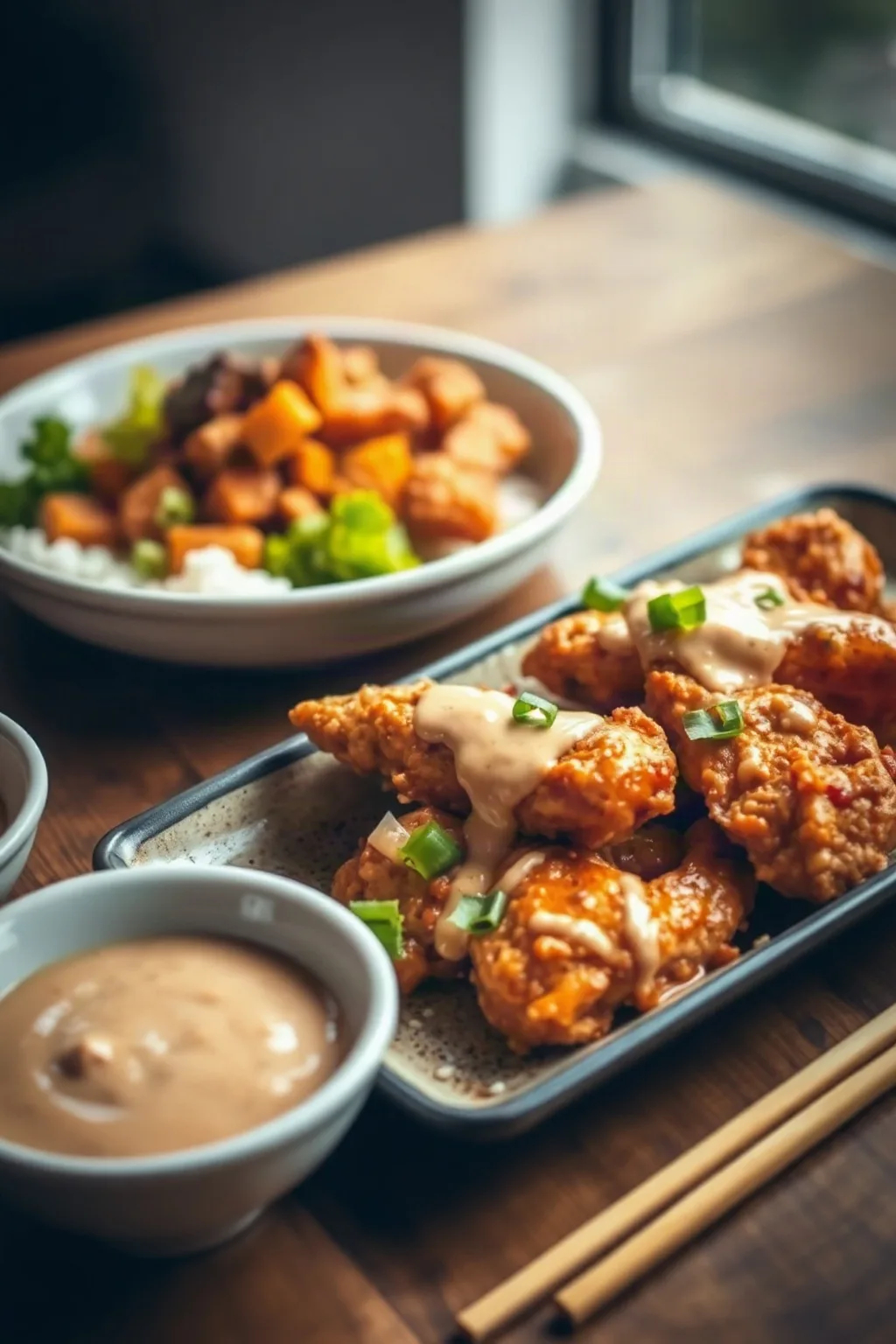 Bang Bang Chicken with Creamy Sauce