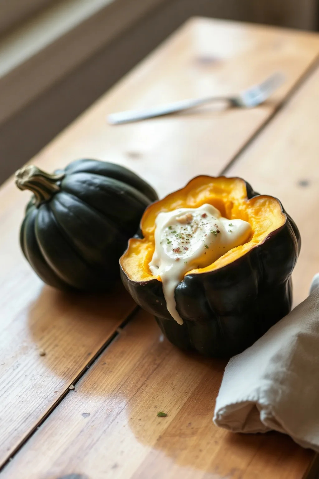 Calabaza Bellota en Microondas Perfectamente Cocida