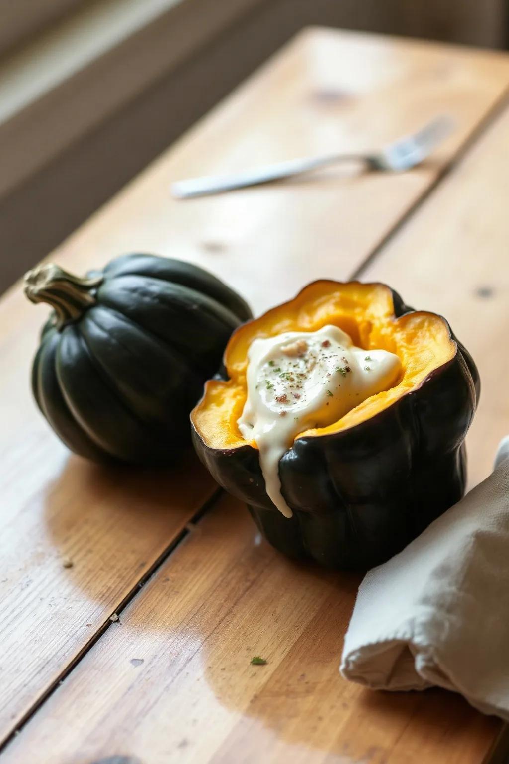 Perfectly Cooked Microwave Acorn Squash
