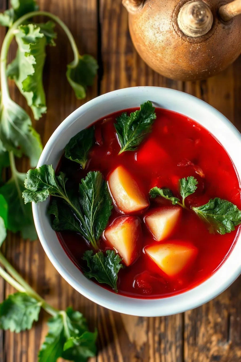 Receta Tradicional de Borscht de Summa