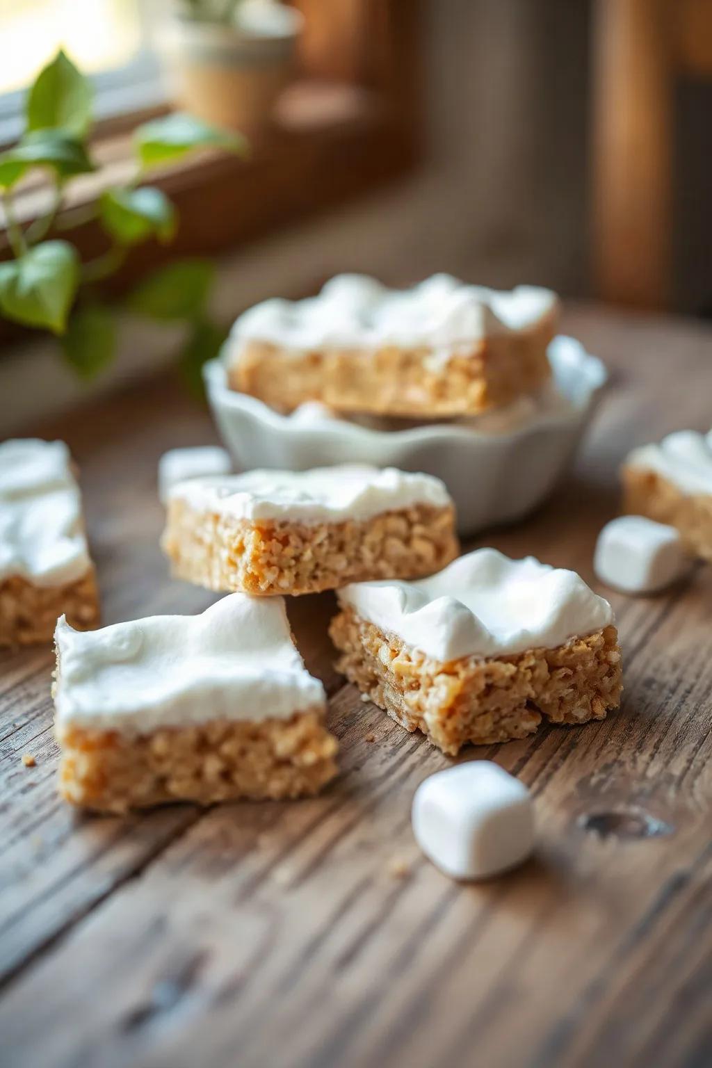 Classic Marshmallow Crispie Bars