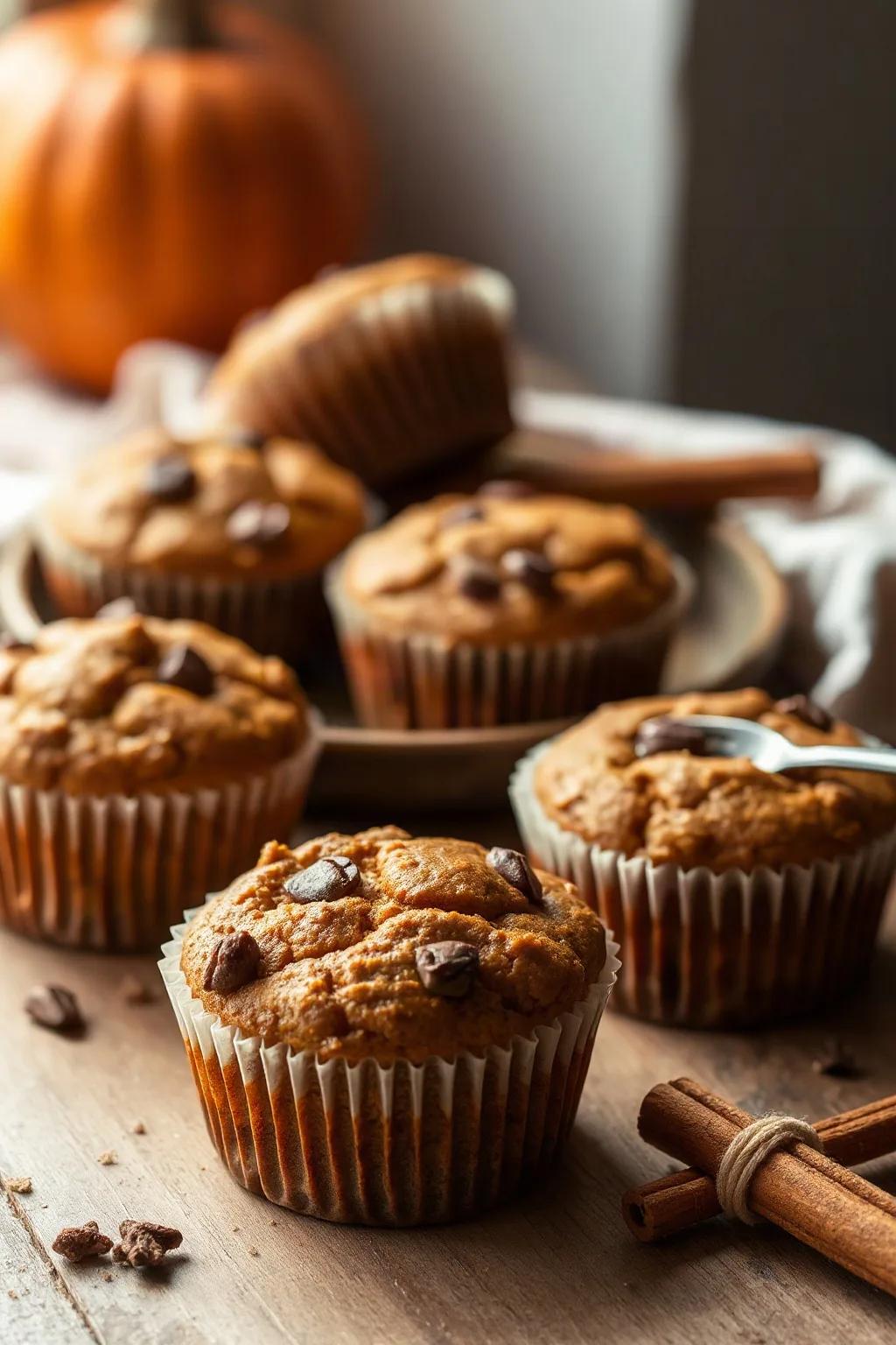 Delicious Autumn Muffins with Spices