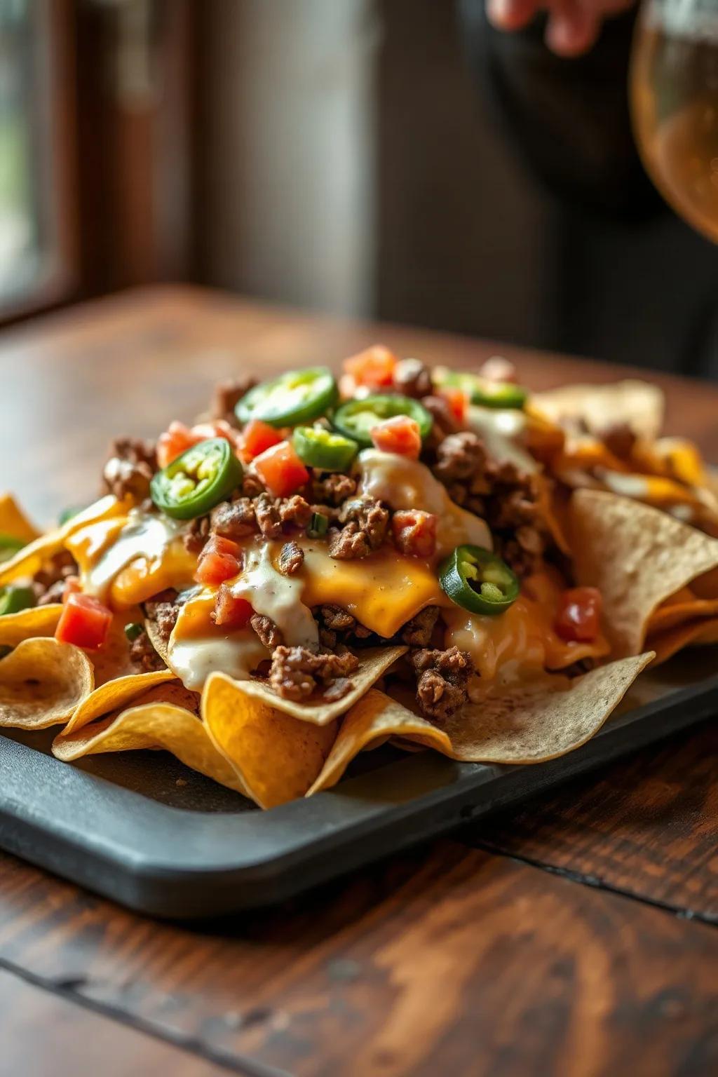Classic Pub Style Nachos