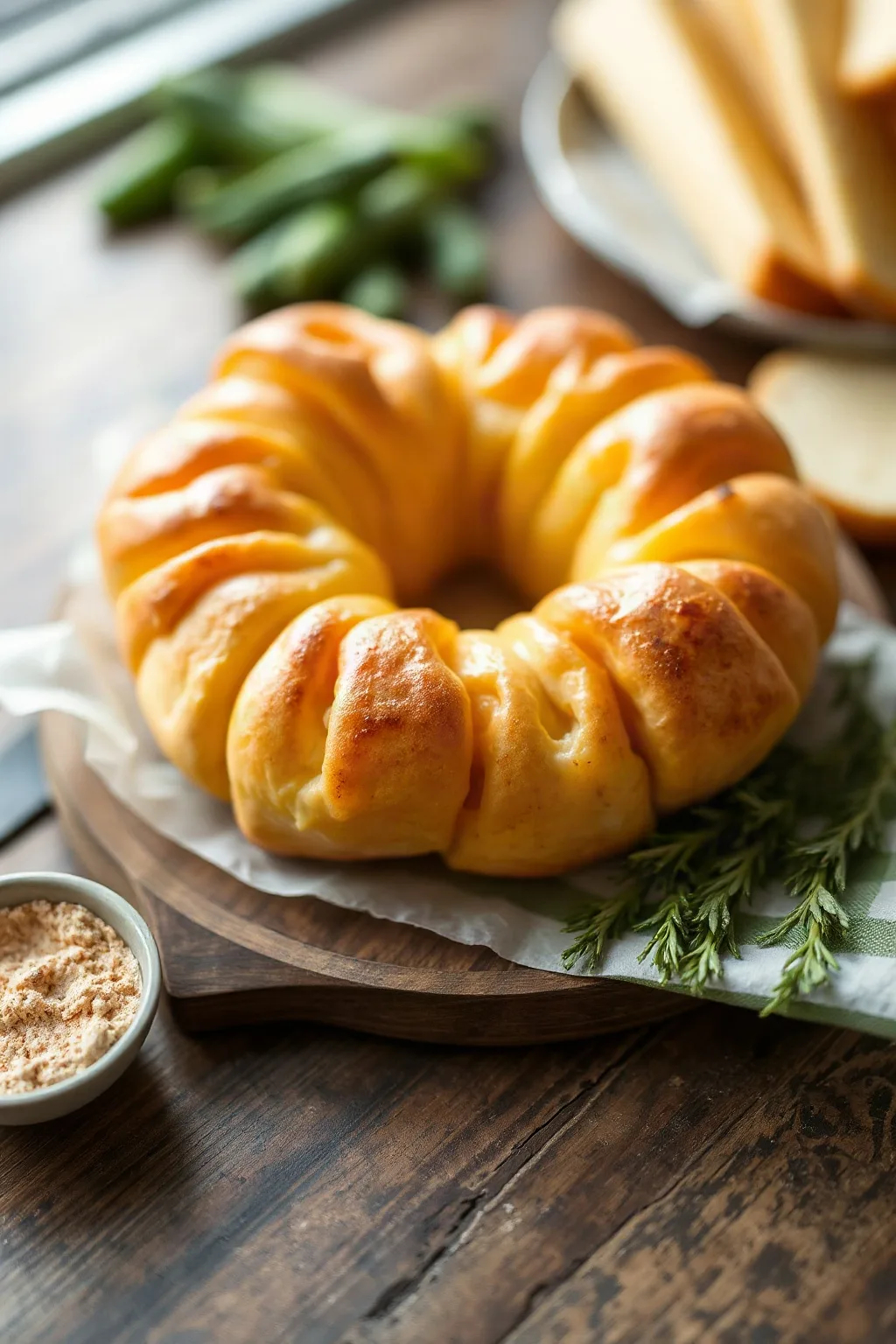 Classic Cheese Ring with a Hint of Spice
