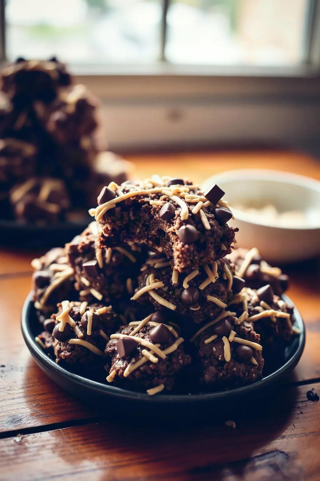 Bouchées de Chocolat Sans Cuisson