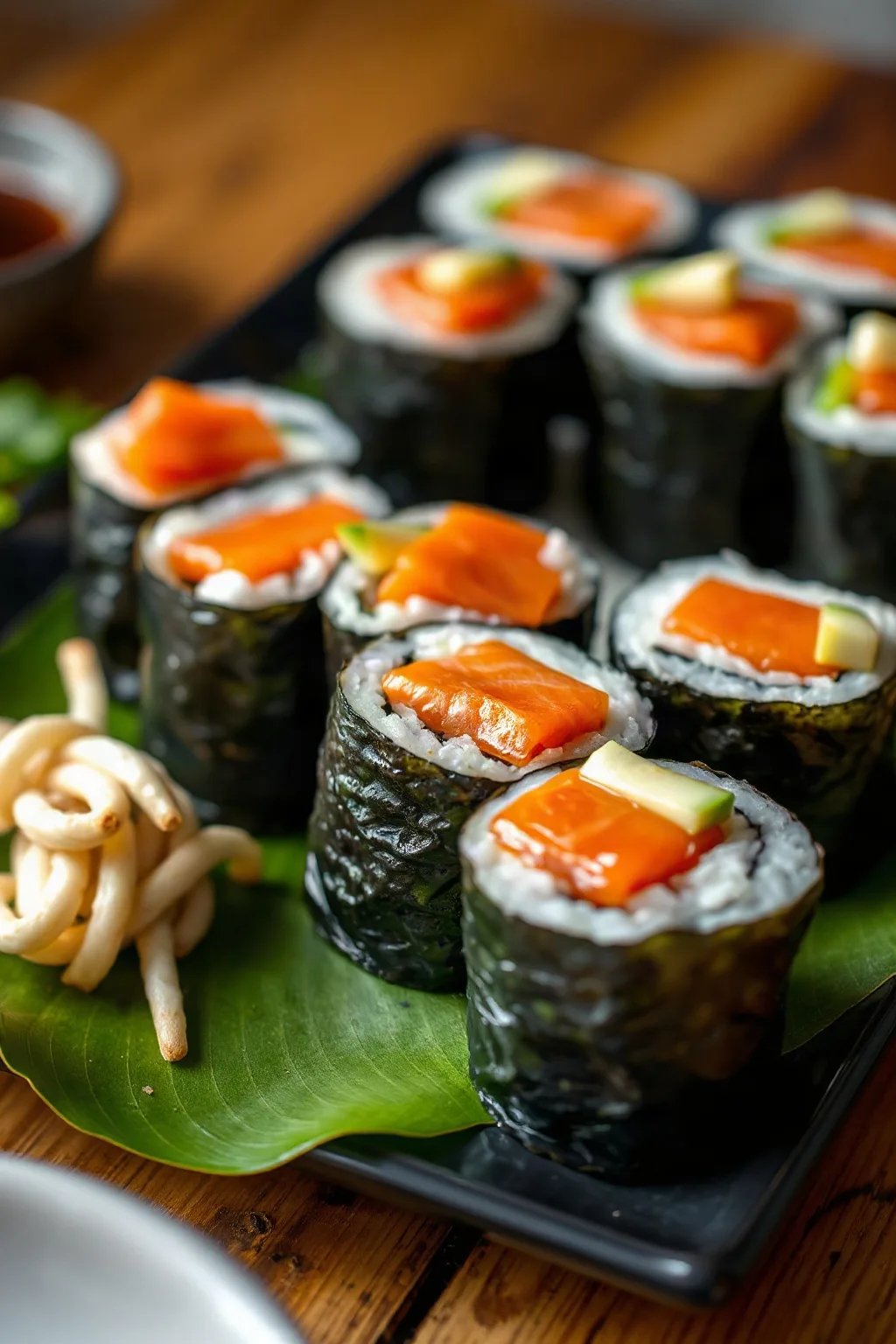 Maki épicé au saumon