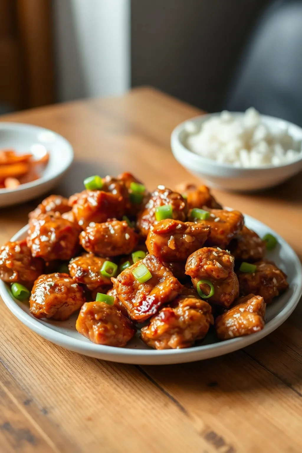 Pollo General Tso en Freidora de Aire
