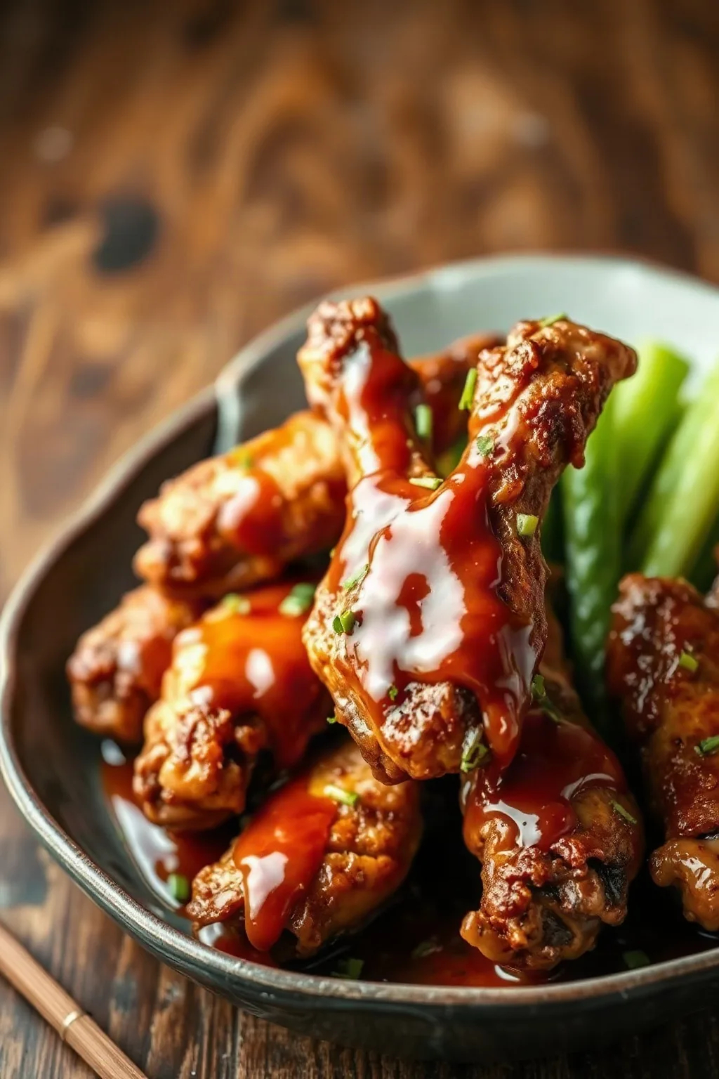 Ailes de poulet japonaises croustillantes
