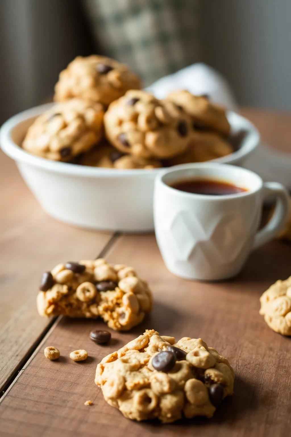 No-Bake Cereal Cookies