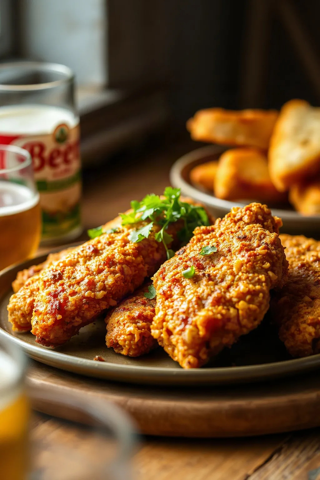 Poulet Croustillant à la Pâte à Bière