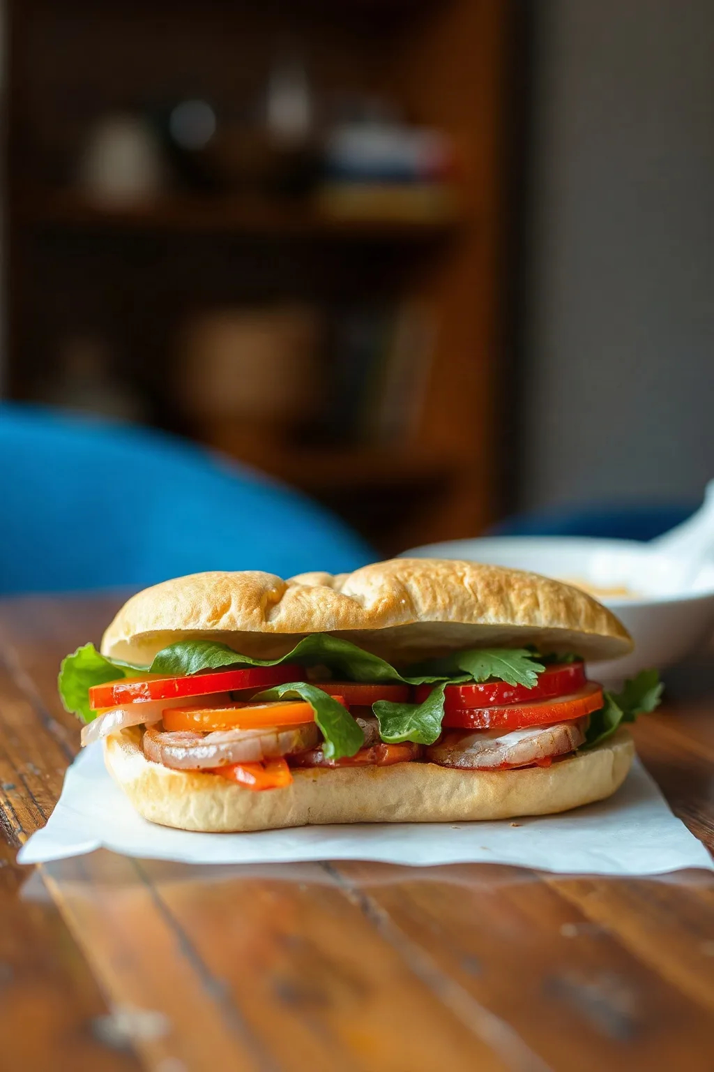 Sándwich Banh Mi Vietnamita Auténtico