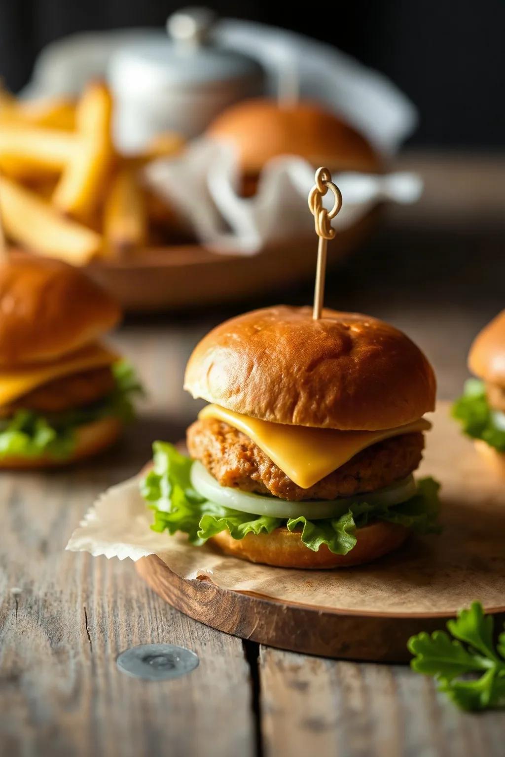 Mini Hamburguesas con Queso Perfectas para Cualquier Ocasión