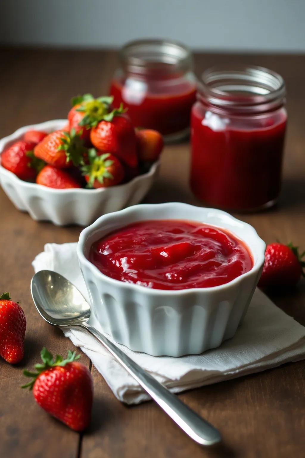 Confiture de Fraises Fraîches Maison